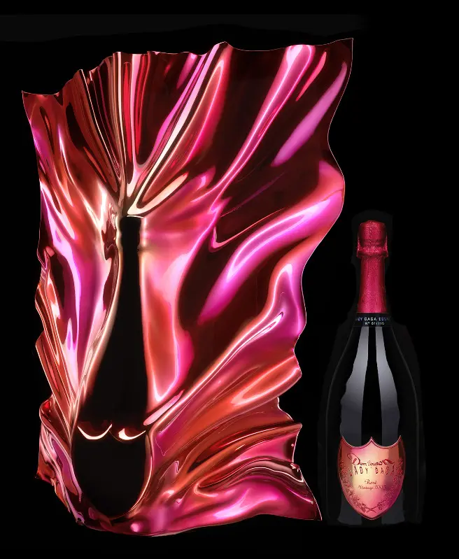 Premium Coffret: Dom Pérignon x Lady Gaga Uber Piece - Prix Formes de Luxe